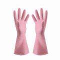 【Nesty】pvc dishwashing gloves for housework women washing clothes household thickened dishwashing kitchen cleaning waterproof rubber leather gloves. 