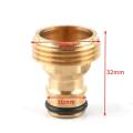 【ZOSR】1/2 3/4 1 Inch Planting Faucet Irrigation Brass Garden Tool Nozzle Adapter Thread Quick Connector Hose Fitting Water Joints. 