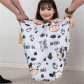 Foldable Portable Handbags Clothing Storage Solutions Cartoon Cow Printing Blanket Storage Bags Dustproof Wardrobe Organizer Bags Quilt Storage Bags. 