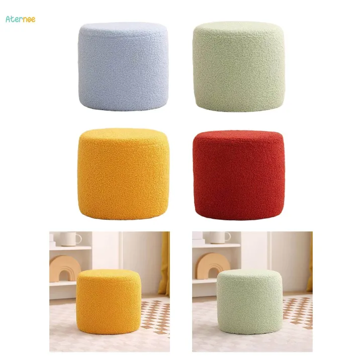 Ottoman%20Foot%20Rest%20Stool%20Padded%20Seat%20Small%20Cylinder%20Stool%20Sofa%20Tea%20Stool%20for%20Office%20Sturdy%20Room%20-%20Image%208