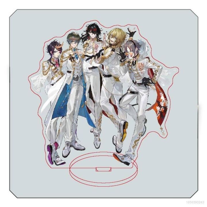Jason NIJISANJI Vtuber Luxiem Acrylic Board Jazz Mysta Rias Ike Eveland VoxAkuma Shu Yamino Luca Kaneshiro Figure Mini - Figures