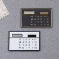MMLUCK 8-digit Travel Handheld Digit Calculator Children's Ultra-thin Stationery Solar Power Office Supplies Pocket Calculator Credit Card Calculator Solar Powered Calculator Mini Calculator. 