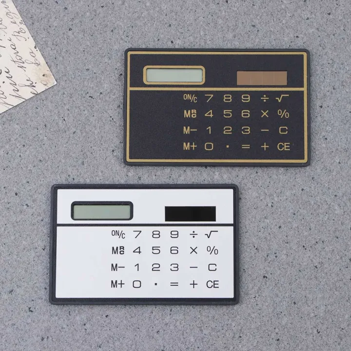 MMLUCK%208-digit%20Travel%20Handheld%20Digit%20Calculator%20Children's%20Ultra-thin%20Stationery%20Solar%20Power%20Office%20Supplies%20Pocket%20Calculator%20Credit%20Card%20Calculator%20Solar%20Powered%20Calculator%20Mini%20Calculator%20-%20Image%207