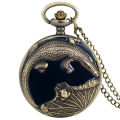 Antique Style Long Tail Rare Pocket Watch Movable Real Spirit Beast Characteristics Couple Gift Retro Watch. 