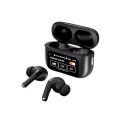 A9 Pro Bluetooth Wireless AirPods Digital Display Black Color Edition Earbuds. 