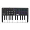 M-VAVE 25-Key MIDI Control Keyboard Mini Portable USB Keyboard MIDI Controller - black. 