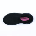 SPLENDOR BLACK CASUAL KNITTED SHOES FOR KIDS - TUK. 