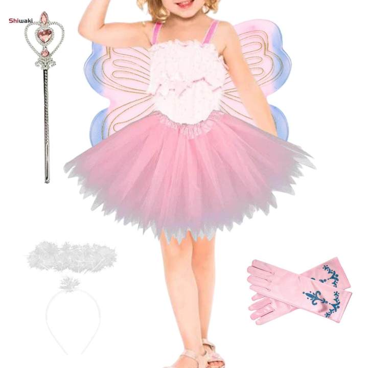 5x%20Fairy%20Costume%20for%20Girls%20Fairy%20Princess%20Costume%20with%20Tutu%20Skirts%20-%20Image%203