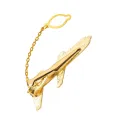 Fashion Gentleman Jewelry Accessories Wedding Gifts Airplane Shape Aircraft Clips Men Tie Clip Shirt Tie Pin Necktie Clip. 