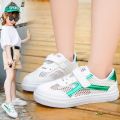 【FOOT SOFA】Fashion Summer Kids Sneakers Girls Trainers Boys Shoes Mesh Children Shoes For Girl White School Running Sports Shoes Soft Sole. 