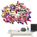 60cs emoer Incense Scented Incense Cones Anxiety elief Fragrance Incense Cones for Liing oom edroom. 