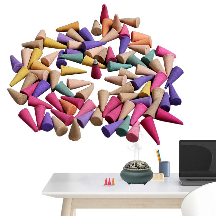 60cs%20emoer%20Incense%20Scented%20Incense%20Cones%20Anxiety%20elief%20Fragrance%20Incense%20Cones%20for%20Liing%20oom%20edroom%20-%20Image%203