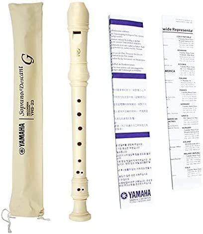 Yamaha%20YRS-23%20Soprano%20Recorder%202%20Year%20Warranty%20German%20Fingering,%20Natural%20Flute%20Recorder%20Flute%20for%20Western%20band%20%20school%20band%20-%20Image%202