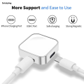 Sutuiying Portable Wireless Watch Charger Type C IOS Two interfaces For Apple Watch S10 9 8 7 6 5 4 3 2 SE Ultra Series Fast Charger. 