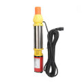 Submersible Water Pump Deep Well Pump Efficient Copper Motor Stainless Steel Spring DC12V for Agricultural. 