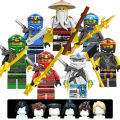 Ninjago Compatible with LEGO 11 Season Hero Scroll Character Lloyd Kaisen Jeanie Kyo拼装 Building Blocks. 
