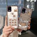 Anti-knock Card sleeve Phone Case For LG K52/Q52/K62/K62+ Shockproof Cover Fashion Design Card slot Graffiti Cartoon TPU. 