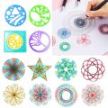 5/12/22PCS Durable Interlocking Gears Wheels Spirograph Plastic Special Shaped Drawing Toys Set Geometric Ruler School Office. 