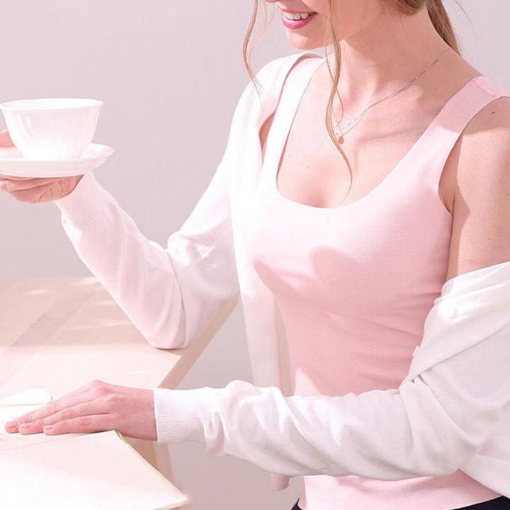 Women%20Vest%20T-shirt%20Summer%20Ice%20Silk%20Vest%20Women%20Undershirt%20Underwear%20All%20Match%20Casual%20Slim%20Tank%20Tops%20Stretchy%20Women%20Blouse%20Camis%20-%20Image%205