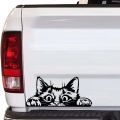 Cartoon Cat Peeking Car Sticker Decal Pet Animal for Auto Vehicle Windshield Bumper Pickup Tailgate Offroad Truck Vinyl Decor. 
