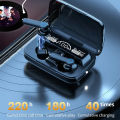 M19 TWS Bluetooth Earbuds Wireless Headset Earphone Intelligent Touch Control Waterproof LED Display With Mic. 