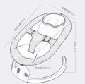 Hot Sell Electric Rocking Controller Adjustable Timer Hanging Automatic Cradle Baby Rocking Chair Electric |LMH185JKL |INFINITY NEEDS. 