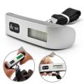 Digital Electronic LCD Luggage Scale Pocket Weighing Scales Travel Hook Hanging Thermometer 50kg. 