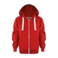New Spring Autumn Zip Solid Jackets for Boys Children's Hooded Coat Kids Clothes Cardigan Girls Stripe Long Sleeve Hoodie Tops. 