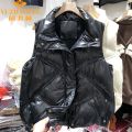 Waistcoat Disposable Vest Glossy down Cotton Vest ] New Student Vest [ Autumn and Winter 80-200 Coat for Women. 