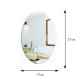 Wall Stickers Room Stick Bathroom Self Decor Adhesive On Tile Wall Mirror. 