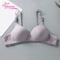 Muses Mall Lightweight Breathable Bra Women Push Up Thin Padded No Steel Ring Adjustable Shoulder Strap Deep V Neck Breathable Bra No Steel Ring Bra. 