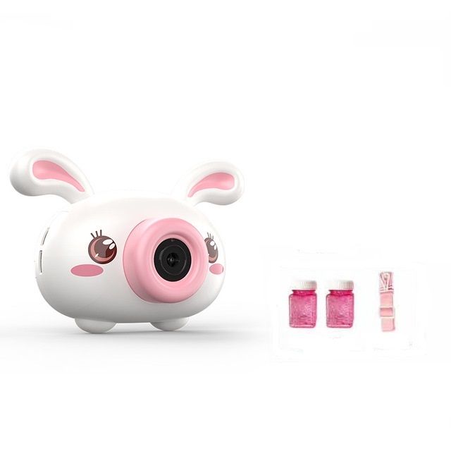 Juguete Hot Kids Bubble Camera Automatic Machine Cute Animal Electric Soap Bubble Toys have light and music Pig Bubble Camera