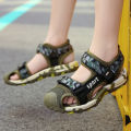Children Summer Boys Sandals High Quality Kids Shoes Toddlers Cut-outs Big Canvas Rain Breathable Sandalias 4-12 Years HX028-508. 