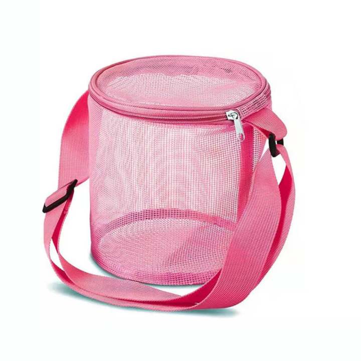 Beach Toy Mesh Beach Bag Kids Beach Shell Collecting Bags for Holding Shells Beach Toys Sand Toys Swimming Accessories for Kids Toddler