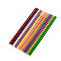 Multi Coloured Hot Melt Glue Gun Sticks 10Pcs. 