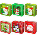Festive Storage Solutions Holiday Organization Bins Christmas Storage Boxes Skylight Tin Plate Box Cookie Storage Containers. 