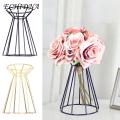 Modern Flower Stand Stunning Metal Flower Vase Stand for Weddings Home Decor Elegant Hollowed Design Perfect for Southeast Asian Buyers Flower Stand. 