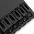 6 Saddle Bridge Tailpiece for Telecaster Tele Electric Guitar (Black). 