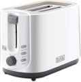 Black + Decker Cool Touch Toaster 2 Slice, 800 Watts, Plastic – ET125-B5. 