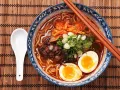 Korean Ramen Noodles. 