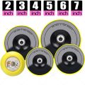 【180mm 14mm hole Sand Plate】 Polishing Pad Backing Plate Sandpaper Disc Pad M10 M14 Thread For Electric Angle Grinder Wheel Sander Paper Car. 
