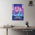 KPop Demon Hunters (2025) Movie Poster A3 Size (29.7 cm x 42 cm) Unframed Poster Print Wall Décor. 