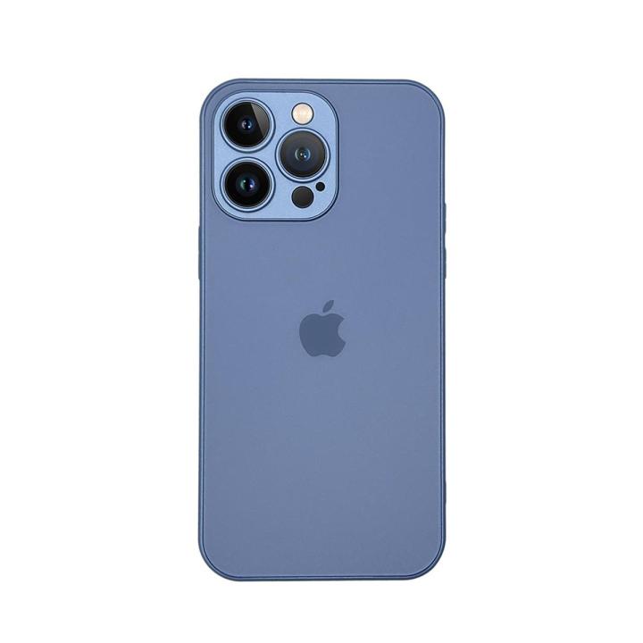 Matte Frosted AG Glass Case for iPhone 11 12 12 Pro Max 13 13 Pro Max 14 14 Plus 14 Pro Max Frosted Glass Phone Case With Integrated Lens Film