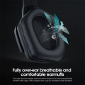 ONIKUMA B60 Wireless Bluetooth 5.2 Headphones LED Light Noise Reduction Mic Foldable Professional Gaming Lightweight Headset. 
