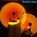4 in 1 Color Changing Sunset/Sun Light/Sunset Red/Rainbow, Night Light for Popular works. 