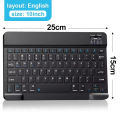 Mini Bluetooth Keyboard RGB Wireless Keyboard 10 inch Backlit Keyboard Backlight  Keyboard for IOS Android Windows iPad Tab pc Laptop. 