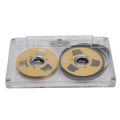 Reel To Reel Blank Cassette Tape Blank Sound Cassette Tape 50 Minutes Normal Bias Double Sided Transparent Box for Music Recording. 