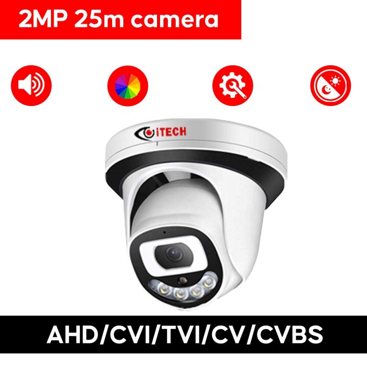 ITECH%205MP%2025m%20Dual%20Light%20HD%20Audio%20AHD%20Camera%20IR/Color%20Night%20Vision%20Wide%20Angle%205MP%20Video%20Surveillance%20Dome%20Camera%20-%20Image%204
