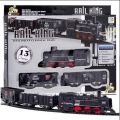 Rail King Intelligent Classical Train -13 Pcs- Classical Choo Choo Train with Light & Sound High-Speed Battery Operated Train Toy Set Game with Tracks and Signals for Kids. 