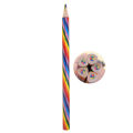 6Pcs/Set Cute 4 Color Rainbow Pencil For Student Children's Painting Graffiti Drawing Gift Art School Supplies. 